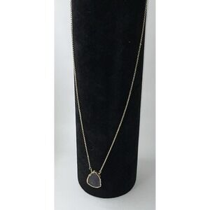 Luna Norte Necklace Amethyst Earth Wind And Fire Signed Dainty Feminine‎